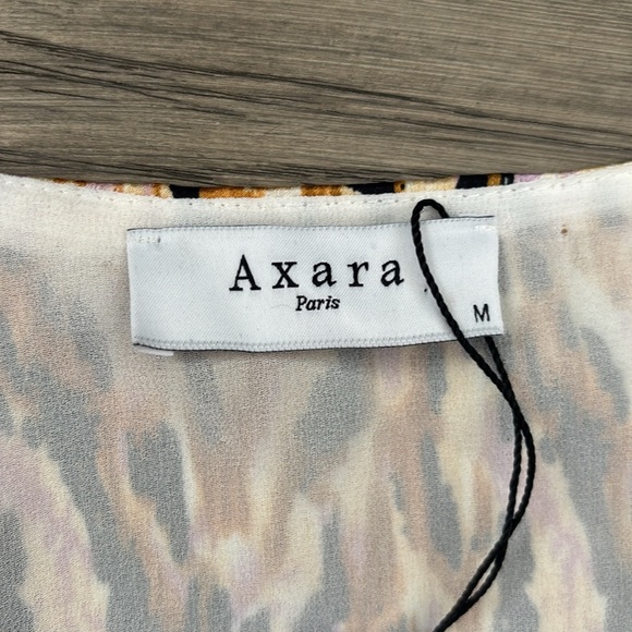 Axara Paris | Colourful splat printed flowy dress / New with tags Size M - Picture 6 of 14